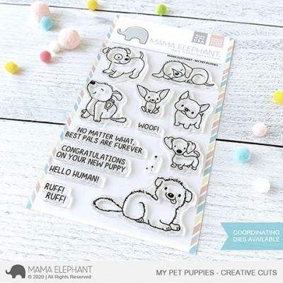 Mama Elephant Clear Stamps - My Pet Puppies